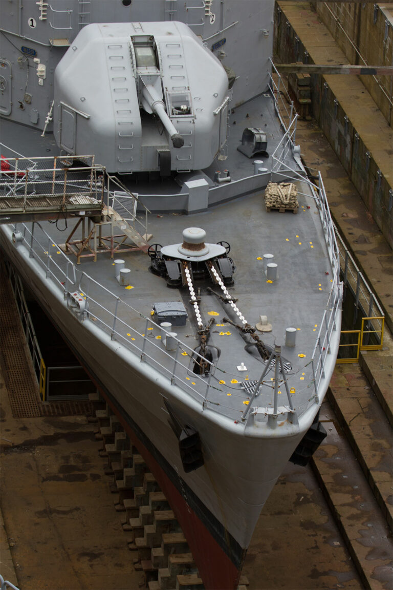 refitted warship